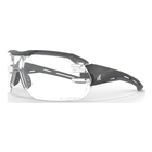 Image of Edge Eyewear Kabru Glasses - Black Frame / Vapor Shield Clear Lens