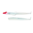 Image of Fiiish Black Eel 150 15cm Combo Off Shore - 40g - Cloudy White + Cloudy White Body - Red Jighead