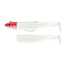 Image of Fiiish Black Minnow 120 12cm Combo Off Shore - 25g - White + White Body - Red Jighead