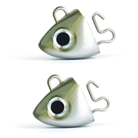 Fiiish Black Minnow 2 Jigheads Search - 18g - Khaki
