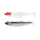 Fiiish Black Minnow 70 7cm Double Combo Offshore - 6g - Blanc Head Rouge - Electric Blue