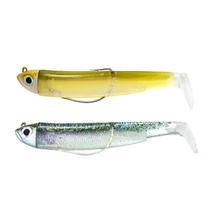 Image of Fiiish Black Minnow 90 9cm Double Combo Shore - 5g - Ghost Minnow + Wakasagi