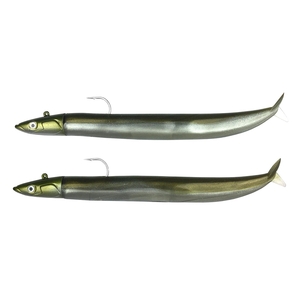 Image of Fiiish Crazy Sand Eel 180 18cm Double Combo Off Shore - 35g - Khaki