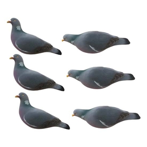 Image of Final Approach Last Pass Pigeon Decoys (Fully Flocked) - 6pk