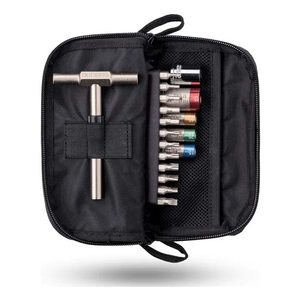Image of Fix It Sticks Four Limiter Kit w/Deluxe Case - 65, 45, 25 and 15 inch Lbs Kit (w/T-Way Wrench) & Extended Ball End Hex
