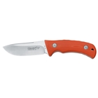 Image of Fox Black Fox Drop Point Fixed Blade Knife - Orange