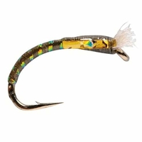 Fulling Mill Buzzer 3D Glass Dark Olive Fly