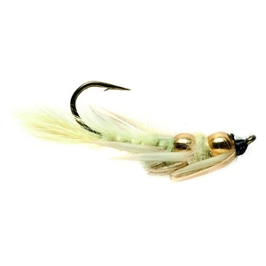 Image of Fulling Mill Creeper Cream Gold Nugget Fly