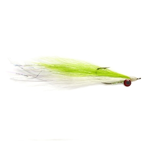 Image of Fulling Mill Deep Water Clouser Chartreuse & White Fly