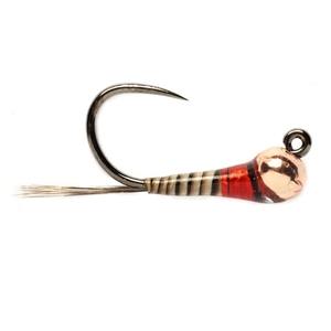 Image of Fulling Mill Perdigon Hollow Point Red Jig Barbless Fly