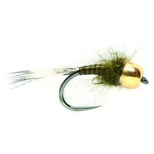Image of Fulling Mill SR Skinny Quill NY Olive Barbless Fly