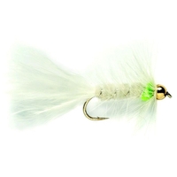 Fulling Mill Wooly Bugger Nugget White & Green Fly
