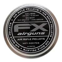FX .22 (5.52) Premium Airgun Pellets - 15.9gr x 500