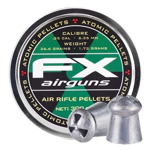 Image of FX .25 (6.35) Atomic Airgun Pellets - 26.6gr x 300