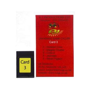 Image of Game Magnet Sound Card 3 (Crow, Magpie, Crow and Jackdaw, Wood Pigeon) for Universal Game Caller
