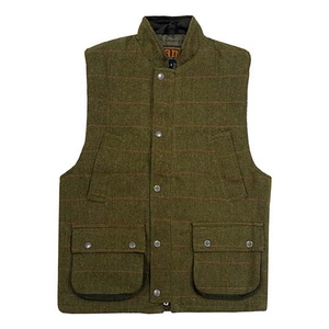 Image of Game Ascot Tweed Gilet - Dark Sage