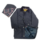 Image of Game Childrens Padded Wax Jacket - Navy