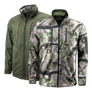 Image of Game HB211 Pursuit Reversible Camouflage Jacket - Green/Camo