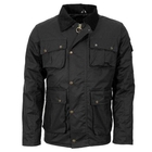 Image of Game Utilitas II Wax Jacket - Black