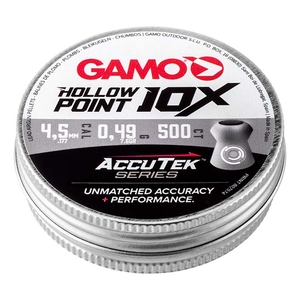 Image of Gamo HollowPoint 10X AccuTek .177 Pellets (500)