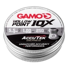 Gamo HollowPoint 10X AccuTek .22 Pellets (250)