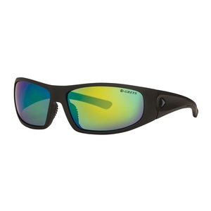 Image of Greys G1 Sunglasses - Matt Carbon Frame/Green Mirror Lens