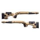 Image of GRS Bifrost - Fully Adjustable Fibreglass Reinforced Stock for Tikka T3 CTR R/H Rifles - Brown