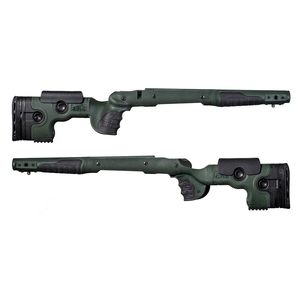 Image of GRS Bifrost - Fully Adjustable Fibreglass Reinforced Stock for Tikka T3 CTR R/H Rifles - Green