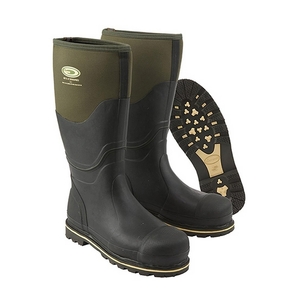 Image of Grubs Ceramic 5.0 Safety Wellington Boots (Unisex) - Green