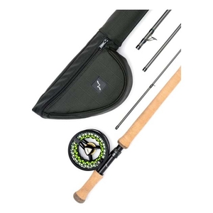 Image of Guideline Embrace Fly Fishing Switch Outfit - 11ft #7/8 Fly Rod, Black NOVA fly reel, WF MultiTip line and intermediate tip.