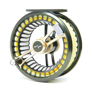 Image of Guideline Fario LW #24 Fly Reel - Dark Grey Green/Gold