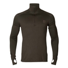 Image of Harkila Base All Season Half Zip - Shadow Brown