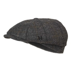 Image of Harkila Benmore Baker Boy Cap - Charcoal Grey