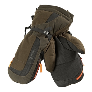 Image of Harkila Expedition Gloves - Hunting Green/Shadow Brown