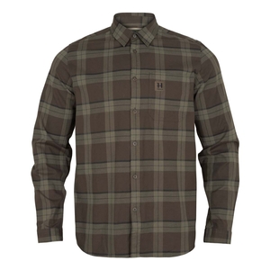 Image of Harkila Fjell Long Sleeved Shirt - Green Check
