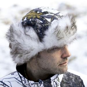 Image of Harkila Grizzly Winter Cap - Snow Mossy Oak