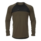 Image of Harkila HEAT USB-C Long Sleeve T-Shirt - Willow Green/Black
