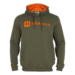 Image of Harkila Identity Hoodie - Grape Leaf/Mandarin Orange