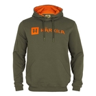 Image of Harkila Identity Hoodie - Grape Leaf/Mandarin Orange
