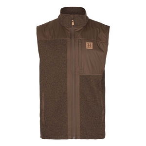 Image of Harkila Kalix Fleece Waistcoat - Dark Earth