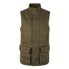 Image of Harkila Kenmore Tweed Waistcoat - Forest Green