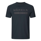 Image of Harkila Logo SS T-Shirt - Dark Navy