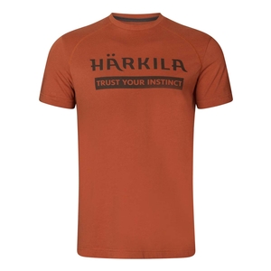 Image of Harkila Logo SS T-Shirt - Arabian Spice