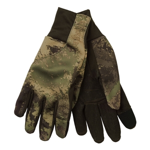 Image of Harkila Lynx Fleece Gloves - AXIS MSP Forest Green Camo