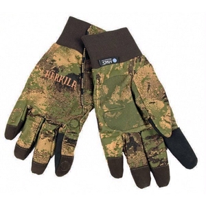 Image of Harkila Lynx HWS Gloves - AXIS Forest Green Camo/Forest Green