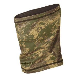 Image of Harkila Lynx Reversible Roll Collar - AXIS Forest Green Camo/Forest Green