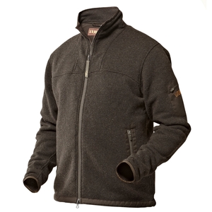 Image of Harkila Norja Cardigan - Shadow Brown Melange