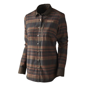 Image of Harkila Pajala Lady Shirt - Coffee Check