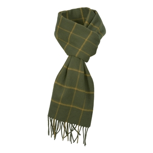 Image of Harkila Retrieve Wool Scarf - Green Check