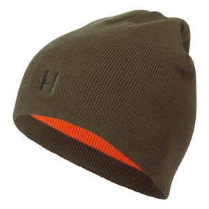 Image of Harkila Reversible Beanie - Willow Green/Orange